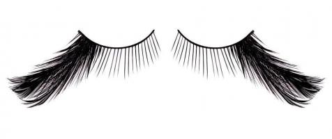 Ресницы черные - экзотические