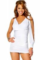 Соблазнительное белое платье