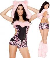 Сексуальный леопардовый комбинезон