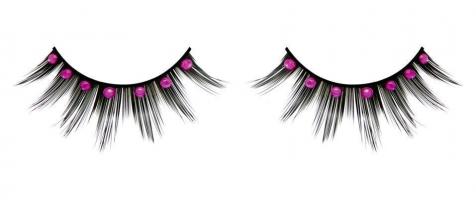 Ресницы остроконечные со стразами