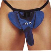 Трусы слоник синего цвета