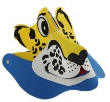 Козырек с леопардом