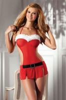 Откровенный костюм мисс Санты