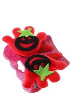 Красные заколки с тыквой