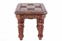 Стол-табурет (дерево) квадратный №141