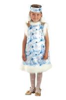 Костюм маленькой снежинки