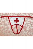 Белые стринги медсестры