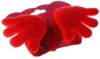 Красный зажим ладонь