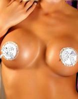 Наклейки на соски с рюшками