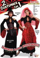 Костюм вампирши и танцовщицы 2в1