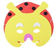 Маска в виде божьей коровки