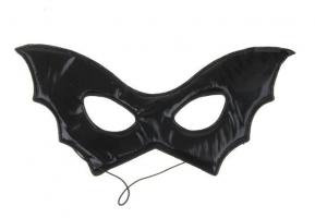 Маска в форме летучей мыши черная
