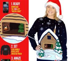 Рождественский джемпер Домик Санты