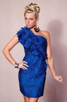 Черно-синее платье