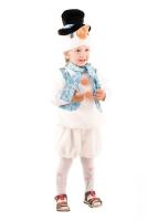 Костюм снеговика со шляпой детский