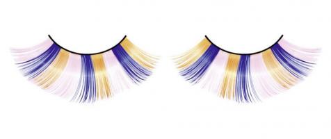 Ресницы - абстрактная радуга