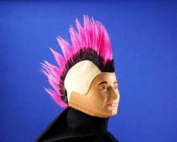 Парик панка розовый