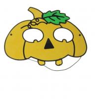 Маска тыквы желтая