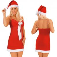 Рождественское платье с бантиком