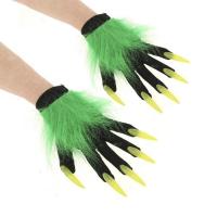 Черные перчатки с когтями