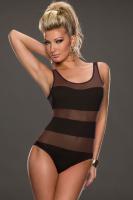 Черное сетчатое тедди