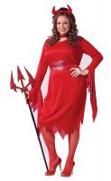 Костюм восхитительной дьяволицы Plus Size