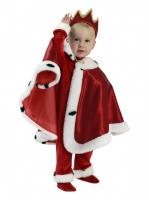 Детский костюм Короля красный
