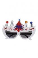 Карнавальные очки белые