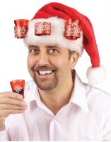 Шапка Санты с рюмками