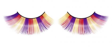 Ресницы классические радужные