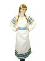 Сарафан Василиса с синим узором