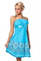 Платье с узорчатым подолом