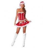 Костюм снегурочки кокетки