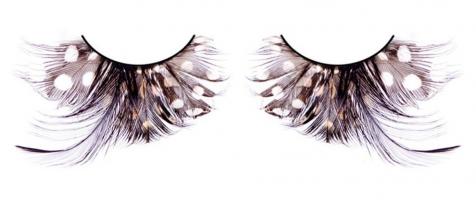 Ресницы перьевые - абстрактные бабочки