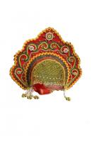 Красный кокошник для взрослых