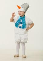 Костюм плюшевого снеговика