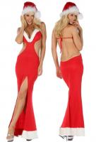 Открытое платье снегурочки