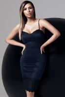 Стильное черное платье