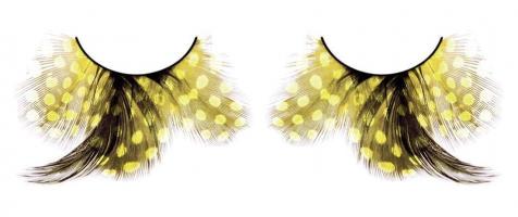 Ресницы перьевые-бабочки