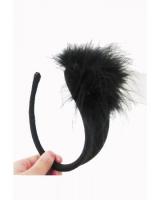 С-стринги с черным пухом