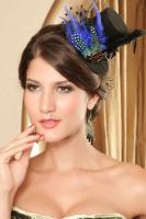 Мини шляпка на пиратский мотив