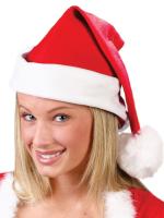 Шапка Санты из флиса