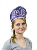 Синий кокошник Девичий