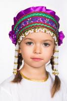Фиолетовый кокошник Инна