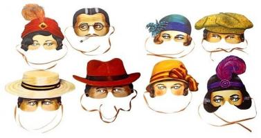 Набор масок начало 20-го века