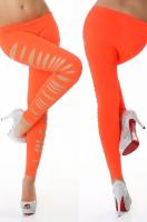 Оранжевые леггинсы