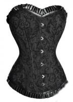 Корсет черный с узором