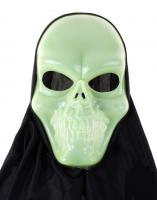 Светоотражающая маска улыбающегося черепа