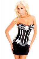 Корсет черный с юбкой 080