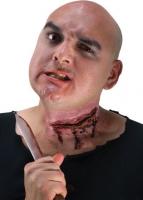 Порез на шею от ножа